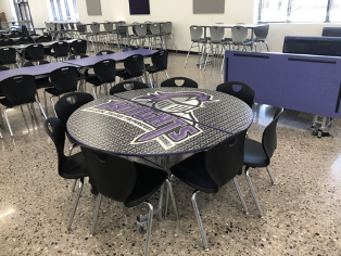 Chandler USD - ACP High School Cafeteria Folding Table with Logo