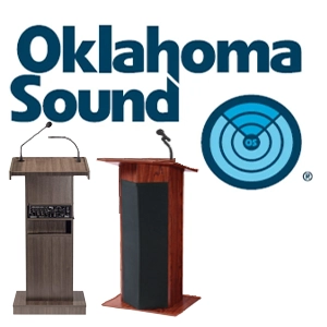 Oklahoma Sound School Source AZ manufacturer for Podiums and Lecturns for classrooms and media rooms