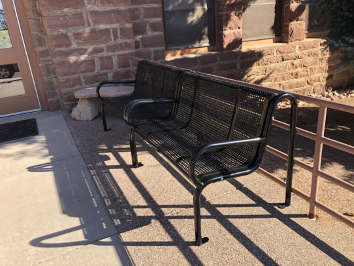 Payson Unified School District Office outdoor benches